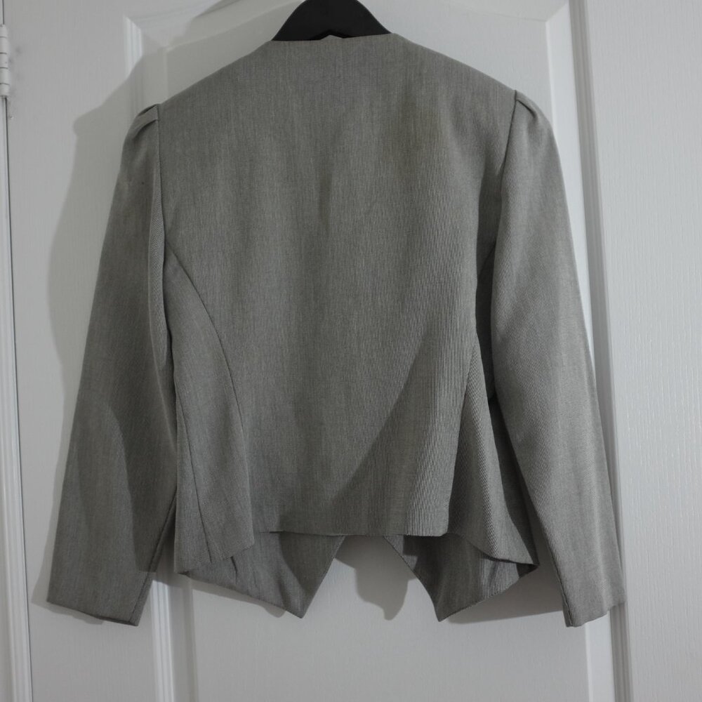 Piaf Grey Vintage Blazer Made in Canada Size S 5/6 - Picture 3 of 8